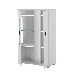 Wohnen Highboard & TV Board & Wandboard mit LED - Tirol (dreiteilig)