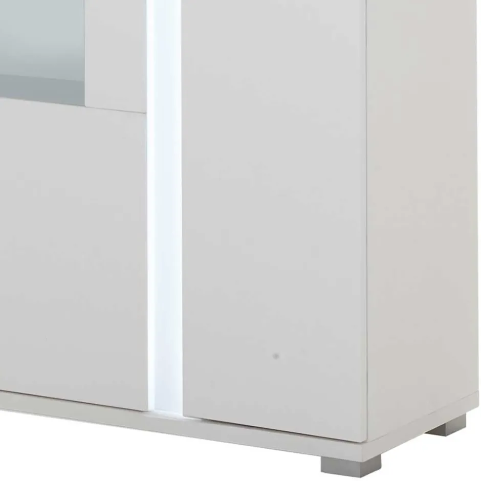 Wohnen Highboard & TV Board & Wandboard mit LED - Tirol (dreiteilig)