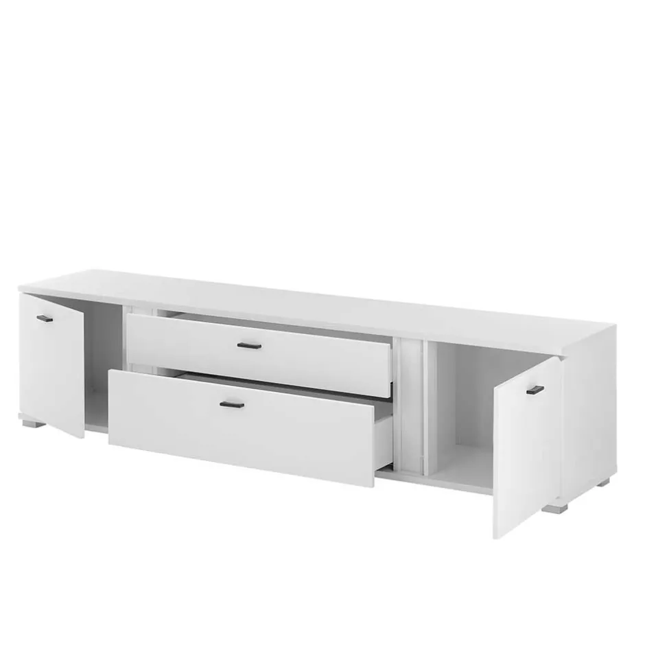 Wohnen Highboard & TV Board & Wandboard mit LED - Tirol (dreiteilig)