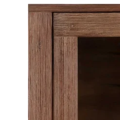 Wohnen Highboard aus Akazie Massivholz und Glas - Ruffes