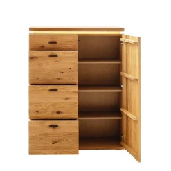 Highboard aus Balkeneiche Massivholz - Robats^Wohnen