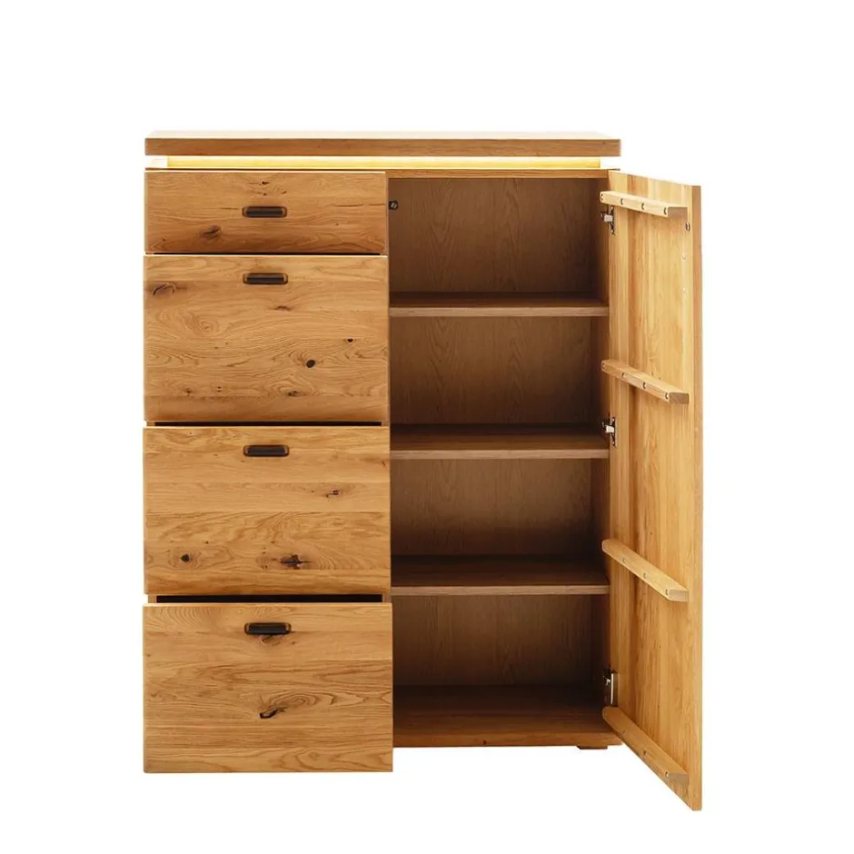 Highboard aus Balkeneiche Massivholz - Robats^Wohnen