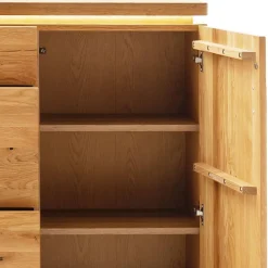 Highboard aus Balkeneiche Massivholz - Robats^Wohnen