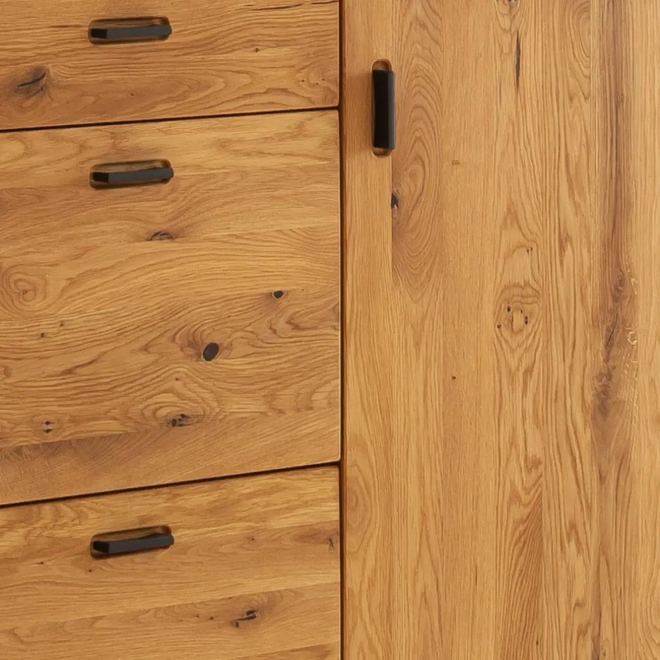 Highboard aus Balkeneiche Massivholz - Robats^Wohnen