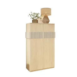 Highboard für Schuhe in Naturfarben Holzoptik - Ragusca^Wohnen Online