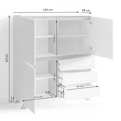 Highboard im Skandinavischen Wohnstil - Cady^Wohnen Clearance