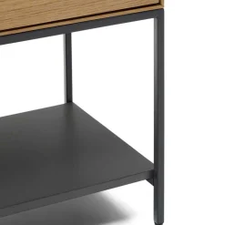 Wohnen Highboard in Eichefarben und Anthrazit - Utperio