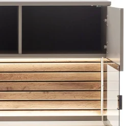 Wohnen Highboard in Grau - Teorina