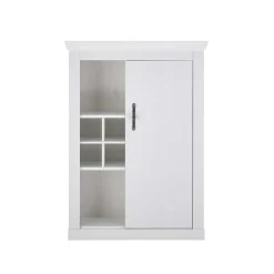 Wohnen Highboard in weißer Holzoptik Pinie - Liancos