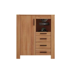 Wohnen Highboard Kommode Mosniak aus Kernbuche Massivholz