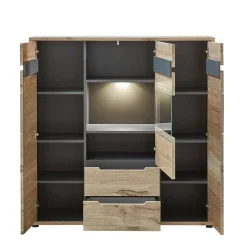 Highboard mit 3 Türen & 2 Schubladen - Zelio^Wohnen Sale