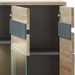 Highboard mit 3 Türen & 2 Schubladen - Zelio^Wohnen Sale
