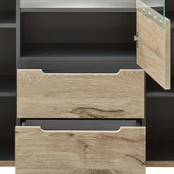 Highboard mit 3 Türen & 2 Schubladen - Zelio^Wohnen Sale