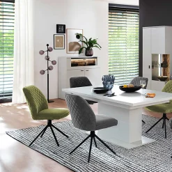 Wohnen Highboard mit Glas Klappe & zwei Türen - Apulco