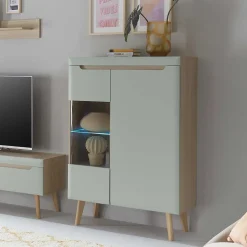 Highboard mit Glaseinsatz - Armina^Wohnen Sale