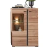 Highboard mit Glaseinsatz und LED Beleuchtung - Latenda^Wohnen New