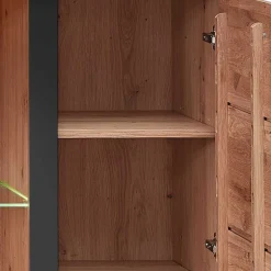 Highboard mit Glaseinsatz und LED Beleuchtung - Latenda^Wohnen New