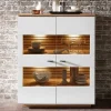 Highboard mit Glaseinsätzen 2-türig - Niam^Wohnen Clearance