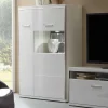 Wohnen Highboard Tacroma in Hochglanz Weiß Glas