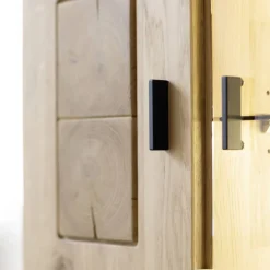 Wohnen Highboard Vitrine aus hellem Asteiche Massivholz - Losiamos