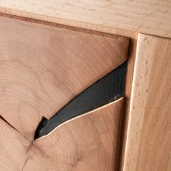 Highboard Vitrine aus Kernbuche Massivholz - Sarosca^Wohnen