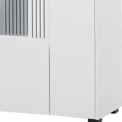 Wohnen Highboard-Vitrine in Weiß - Dualkos