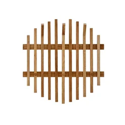 Wohnen Hänge-Garderobe aus Eichenholz Leisten - Gangizo