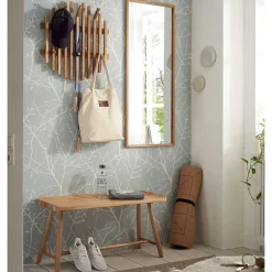 Wohnen Hänge-Garderobe aus Eichenholz Leisten - Gangizo