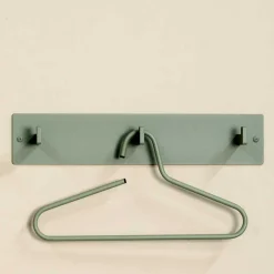 Hängegarderobe aus graugrünem Stahl - Mecia^Wohnen Clearance