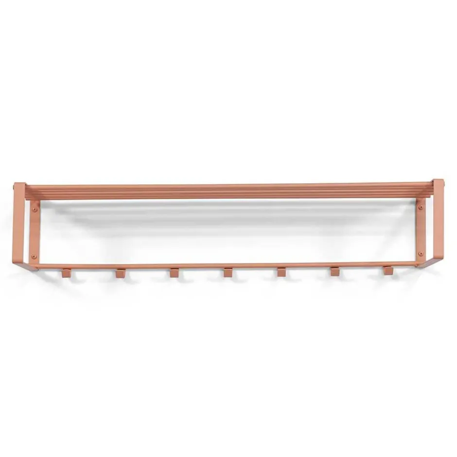 Wohnen Hänge-Garderobe in Terracotta - Satroni