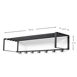 Wohnen Hänge-Garderobe in Terracotta - Satroni