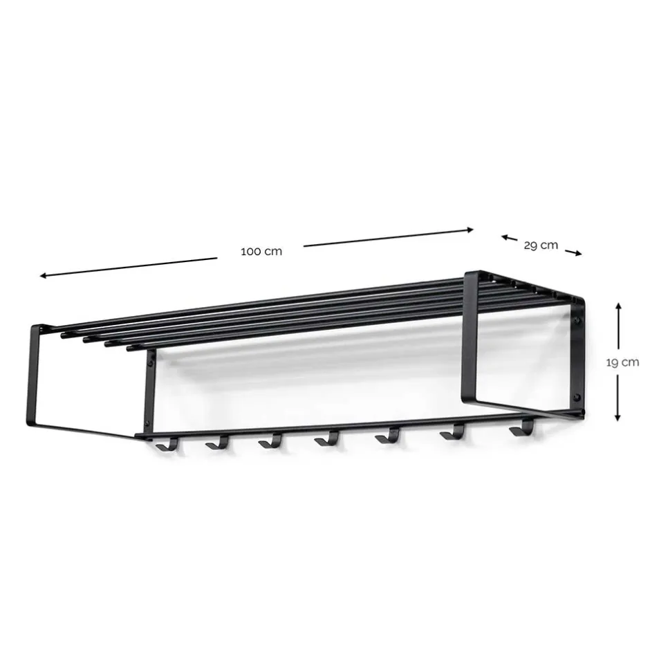 Wohnen Hänge-Garderobe in Terracotta - Satroni