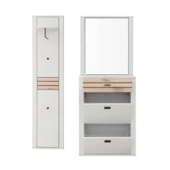 Wohnen Hängende Dielenmöbel im Set - Ballina (dreiteilig)