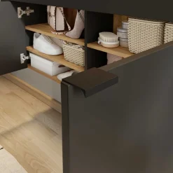 Wohnen Hängende Flurkommode & Spiegel - Sidgarus (zweiteilig)