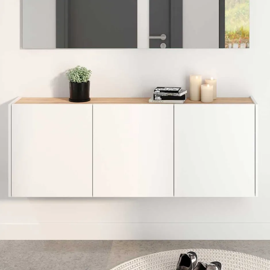 Hängende Schuhkommode mit drei Türen - Cuyano^Wohnen Outlet