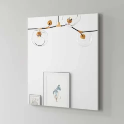 Hängender Flurspiegel in Weiß - Vatros^Wohnen Clearance