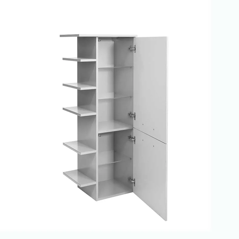 Hängender Midi-Badschrank in Weiß - Estateas^Wohnen Online