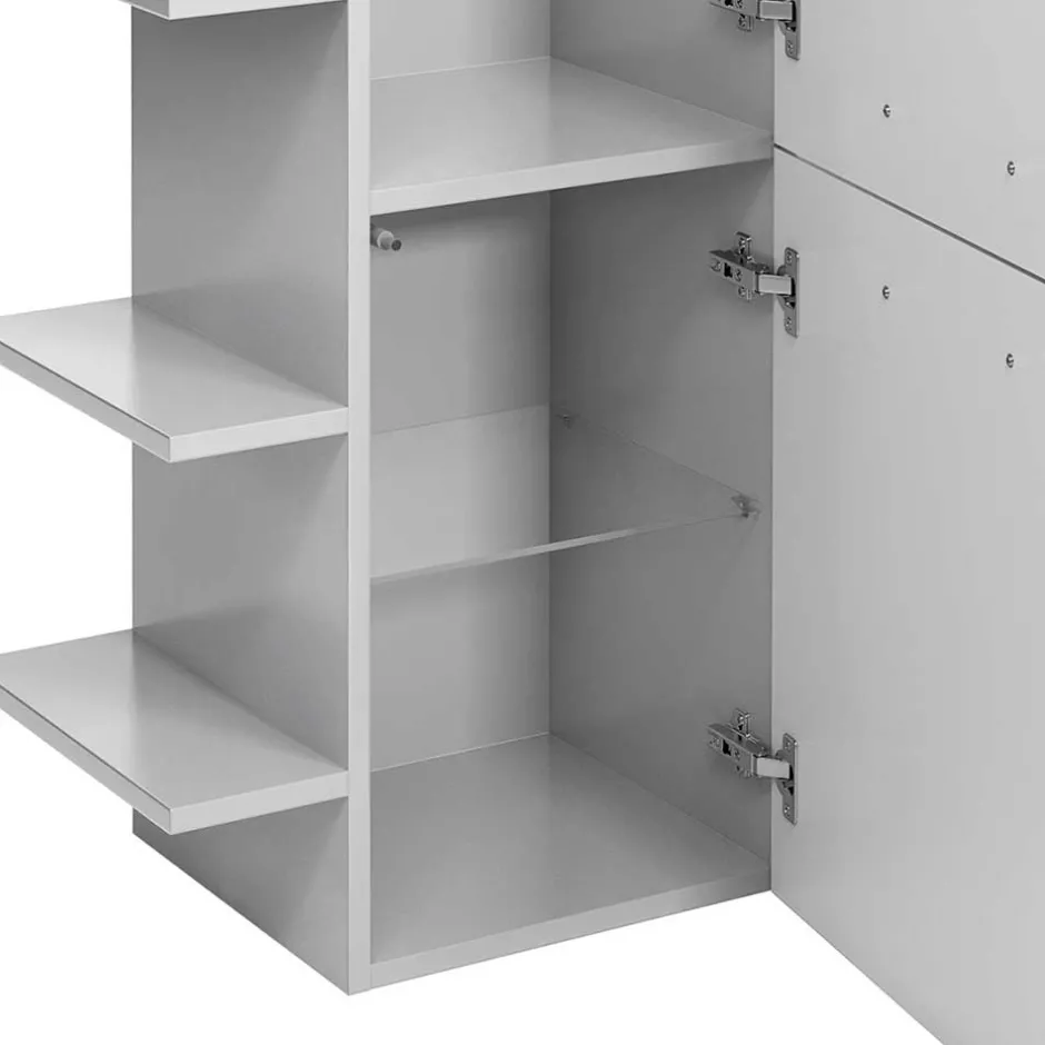 Hängender Midi-Badschrank in Weiß - Estateas^Wohnen Online