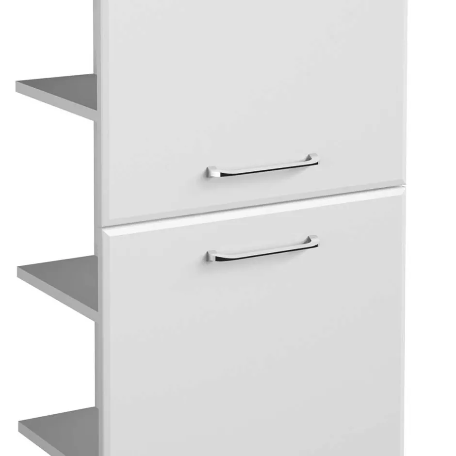 Hängender Midi-Badschrank in Weiß - Estateas^Wohnen Online