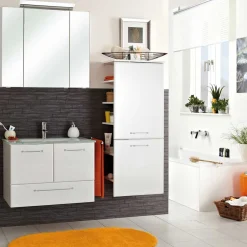 Hängender Midi-Badschrank in Weiß - Estateas^Wohnen Online