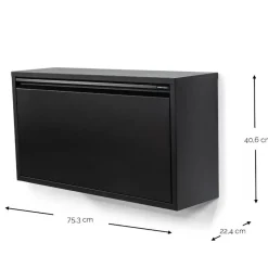 Wohnen Hängender Schuhkipper in Schwarz - Kerala