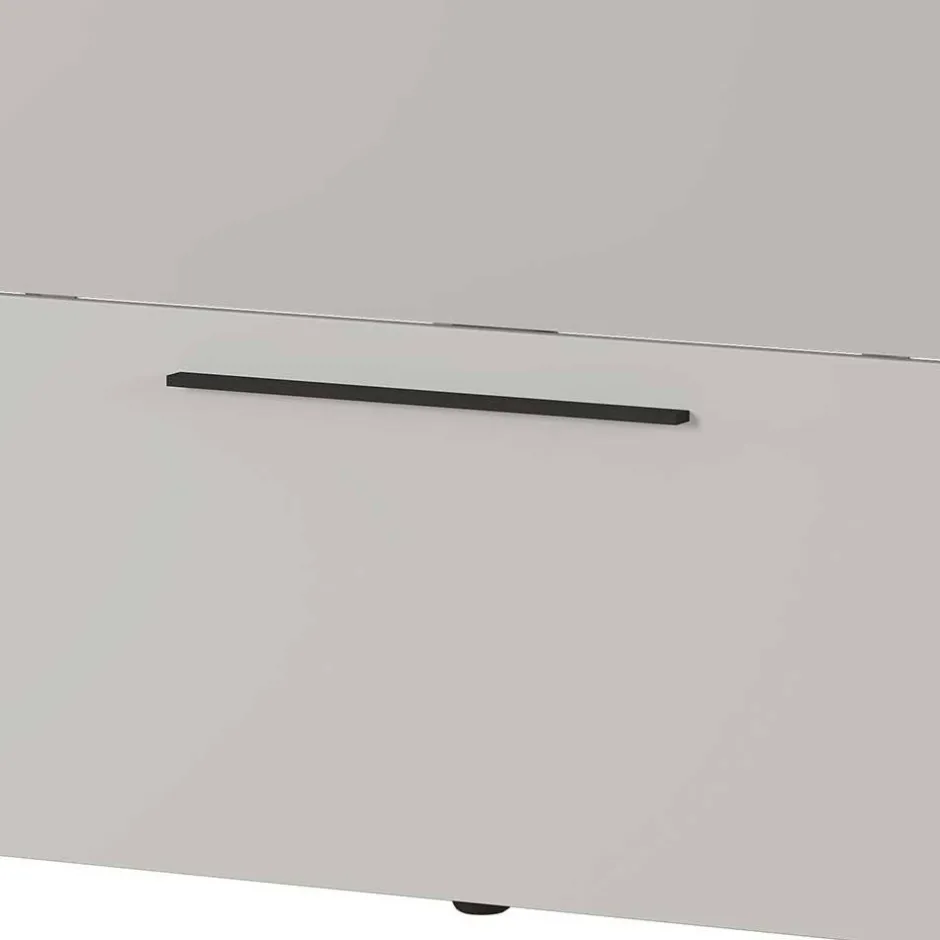 Wohnen Hängender Schuhklappenschrank in Hellgrau - Orica