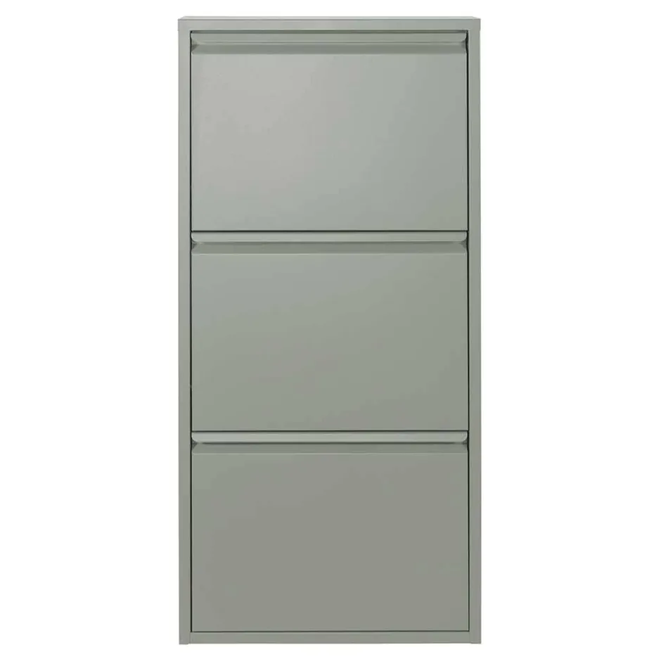 Wohnen Hängender Schuhschrank in Graugrün - Bombasti