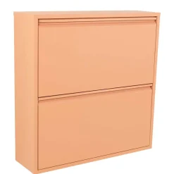 Wohnen Hängender Schuh-Schrank mit zwei Kippfächern - Manty