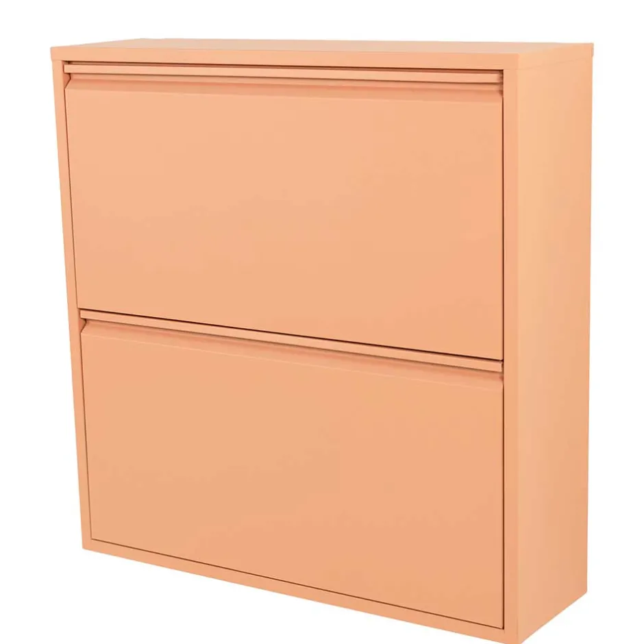 Wohnen Hängender Schuh-Schrank mit zwei Kippfächern - Manty