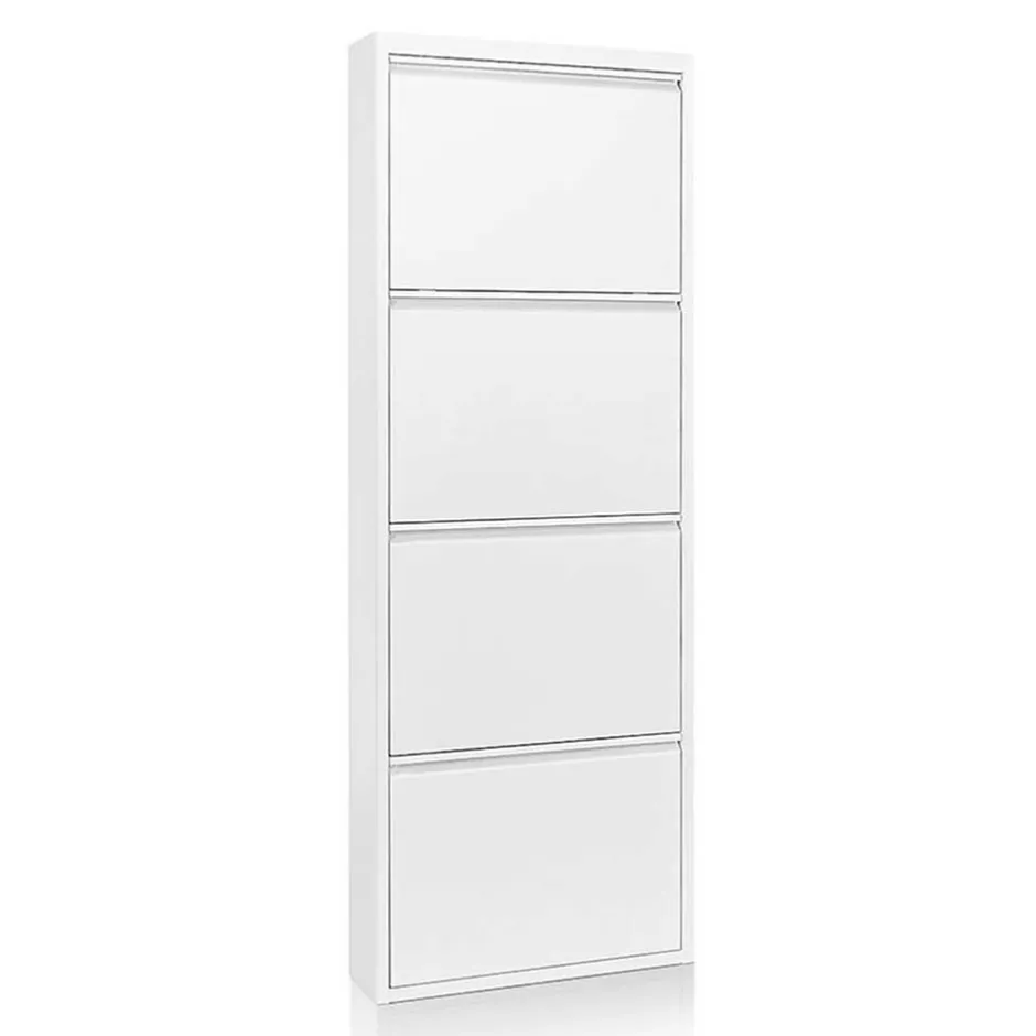 Hängender Schuhschrank Purista aus Stahl in Weiß^Wohnen Sale