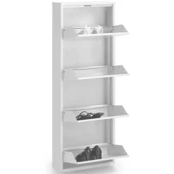 Hängender Schuhschrank Purista aus Stahl in Weiß^Wohnen Sale