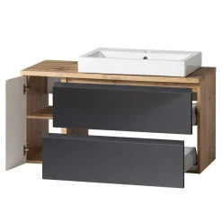 Wohnen Hängender Waschplatz mit Schubladen & Tür - Jambi