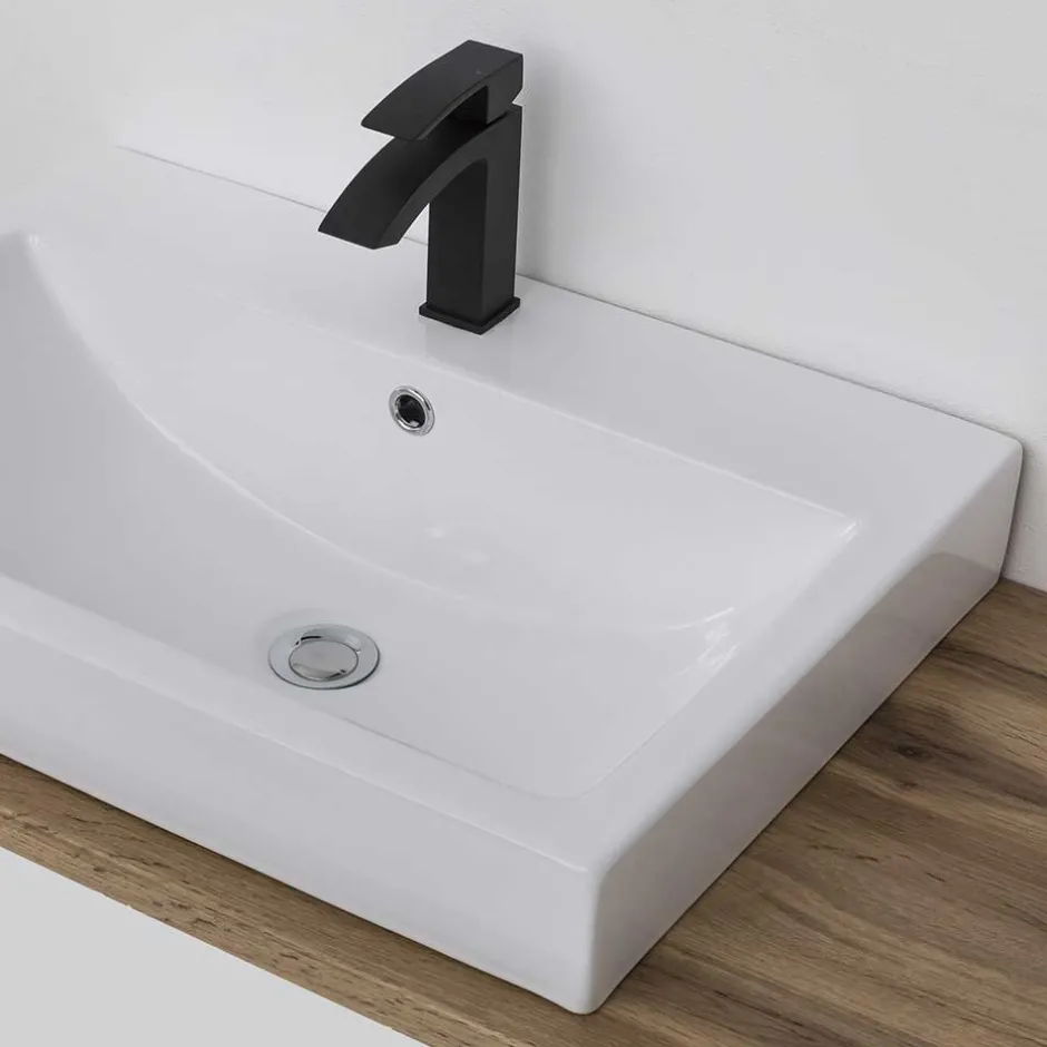 Wohnen Hängender Waschplatz mit Schubladen & Tür - Jambi