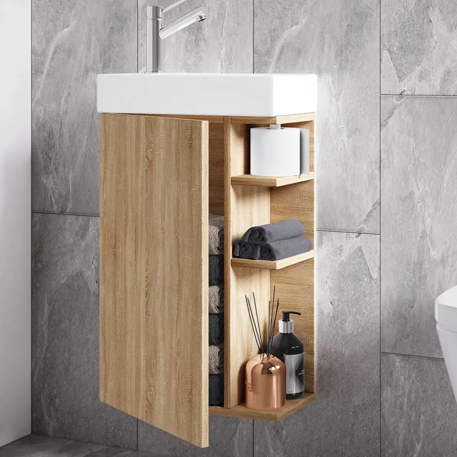 Wohnen Hängender Waschtisch fürs Gäste Bad - Jenver